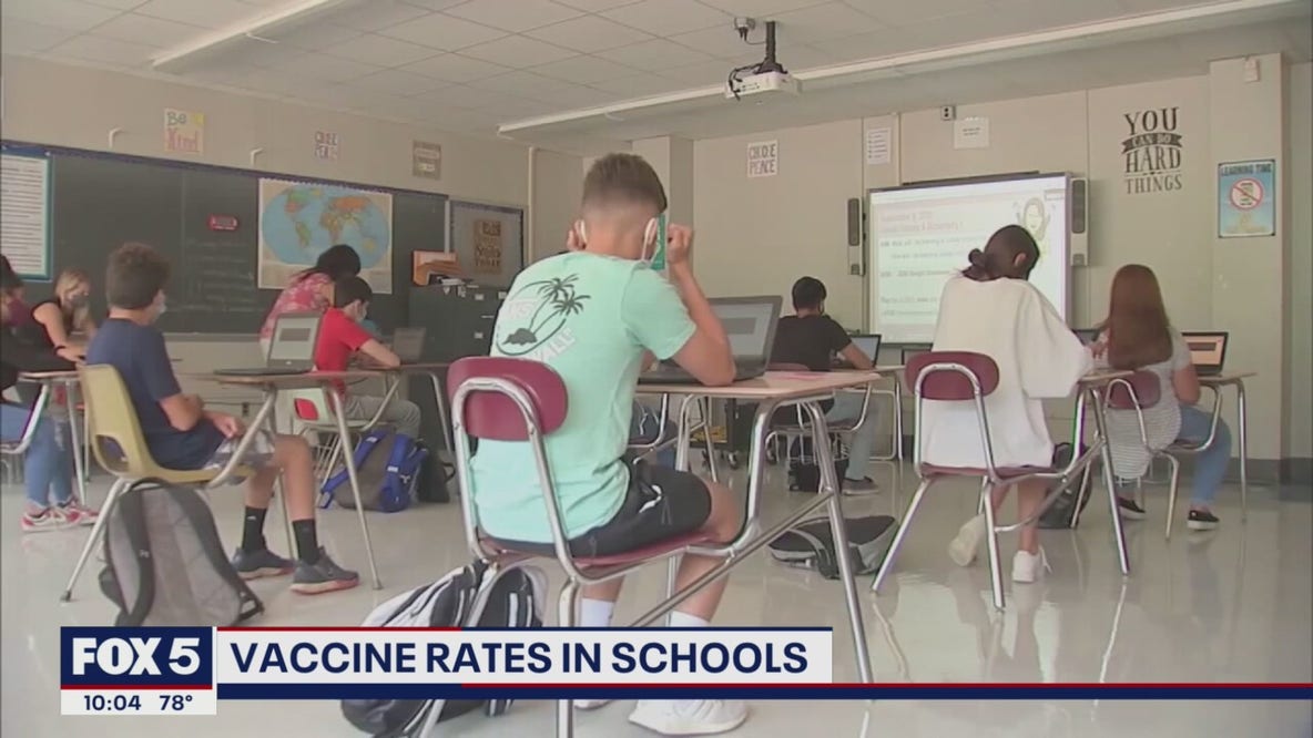 Preliminary estimates reveal staff vaccination rates at DC-area school districts